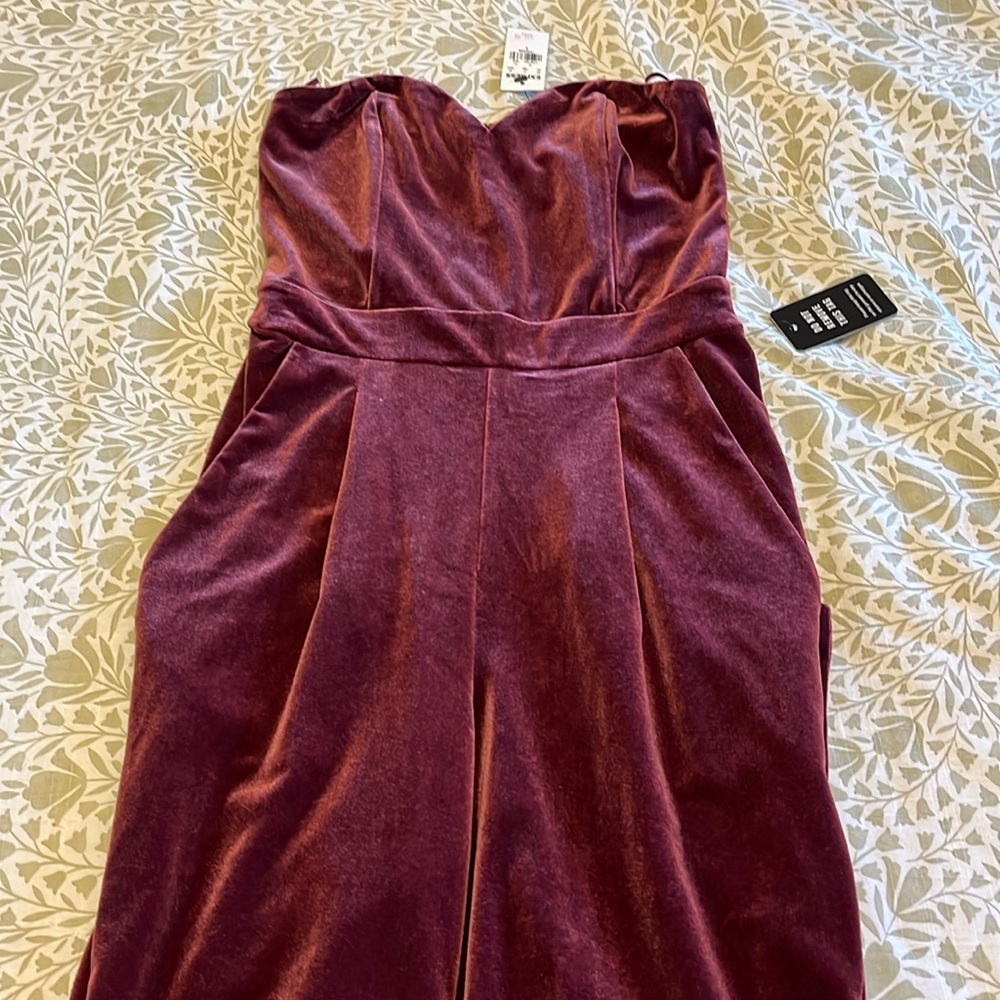 Velour jumpsuit